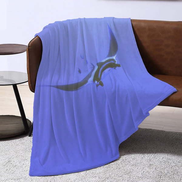 East Urban Home Manta Ray Blanket | Wayfair
